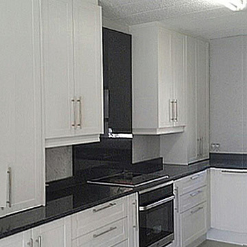 Before and after hand-painted